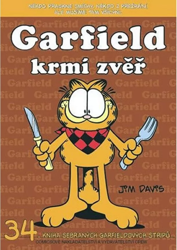 Jim Davis - Garfield krmí zvěř (č.34)