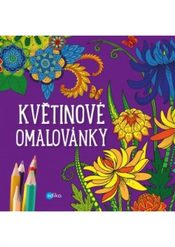 Julie Bezděková - Květinové omalovánky