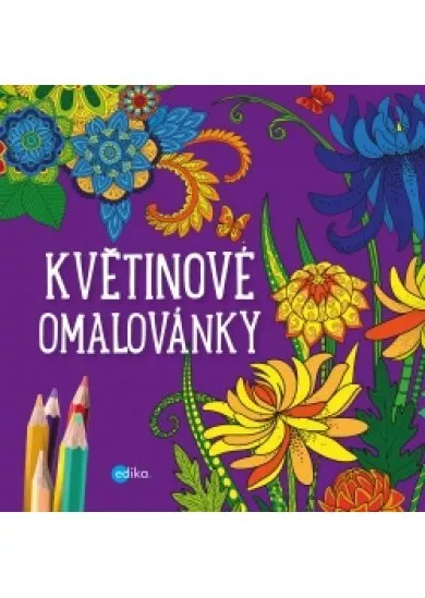 Květinové omalovánky