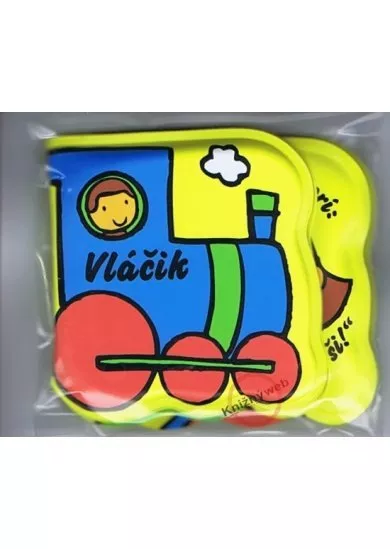 Vláčik - Knižka do vaničky pre malé ručičky