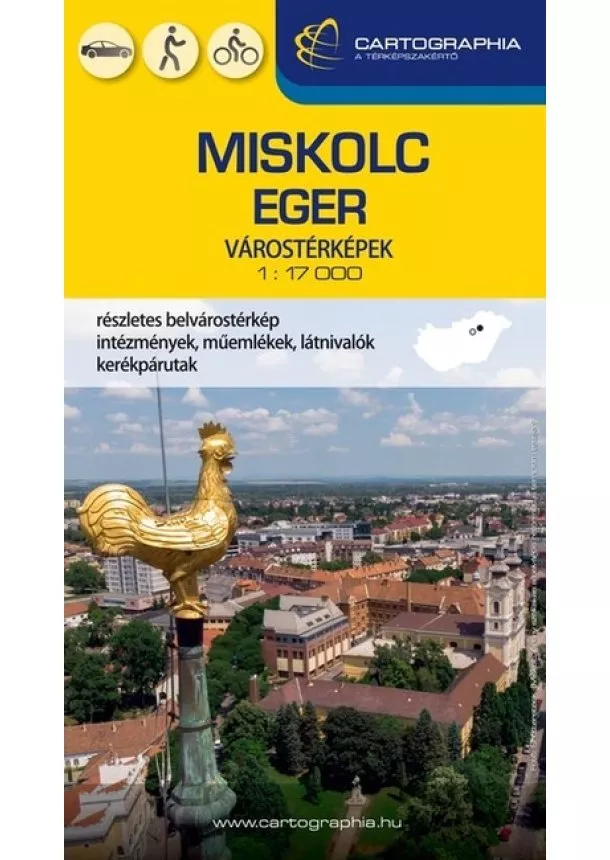 Térkép - Miskolc, Eger várostérkép