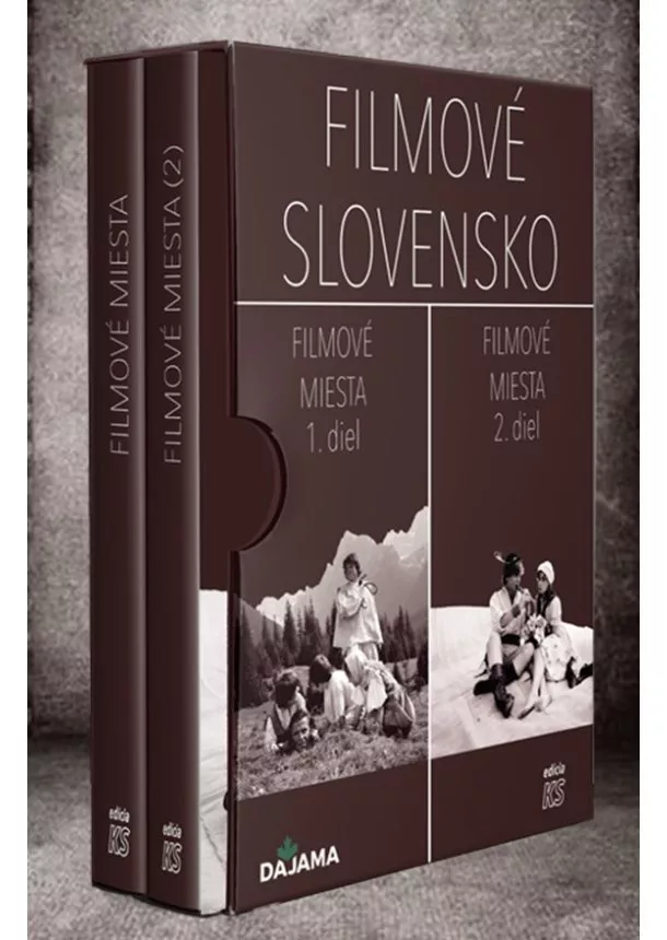 Tomáš Galierik - Filmové Slovensko (v darčekovej krabici) - set kníh Filmové miesta I. a II.diel