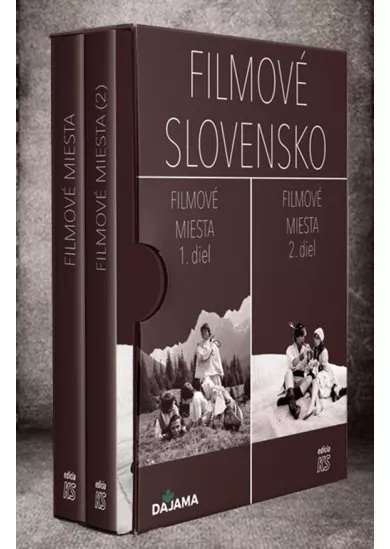 Filmové Slovensko (v darčekovej krabici) - set kníh Filmové miesta I. a II.diel