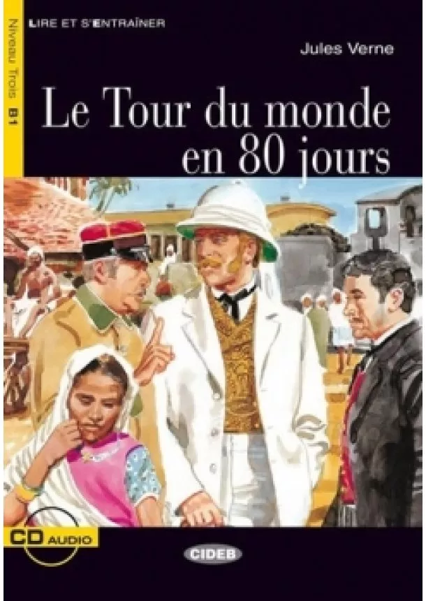 Jules Verne - Le Tour du monde en 80 jours + CD (Black