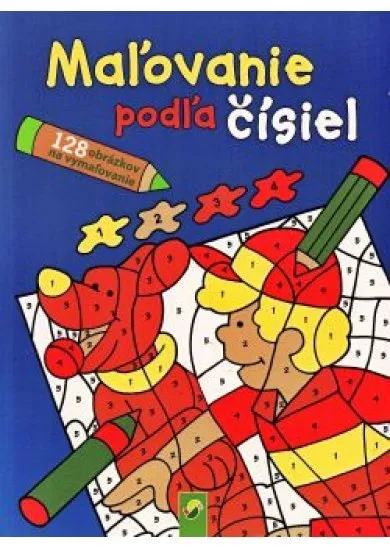 Maľovanie podľa čísiel - modrá