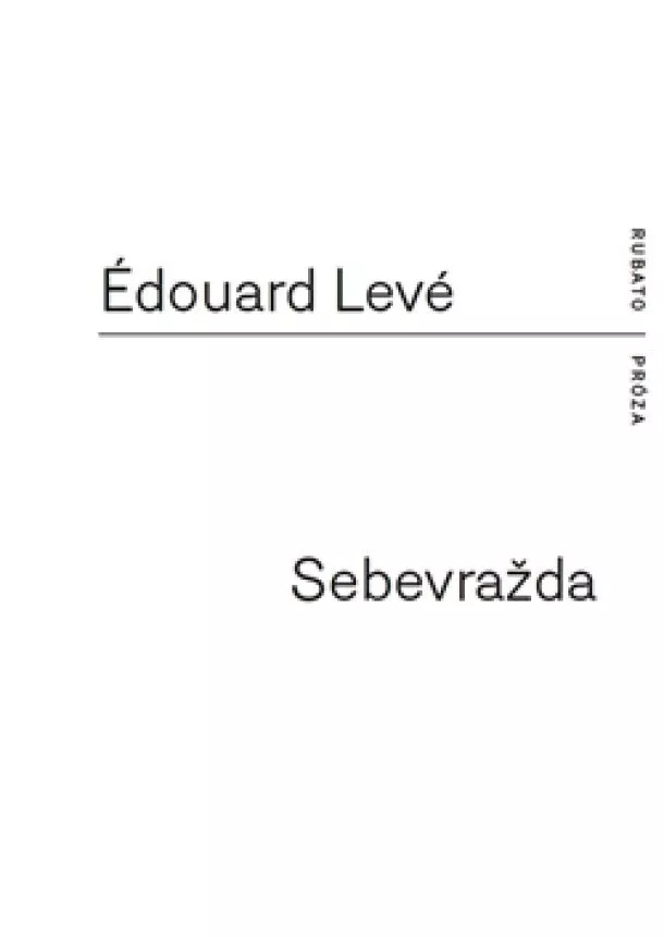 Édouard Levé - Sebevražda