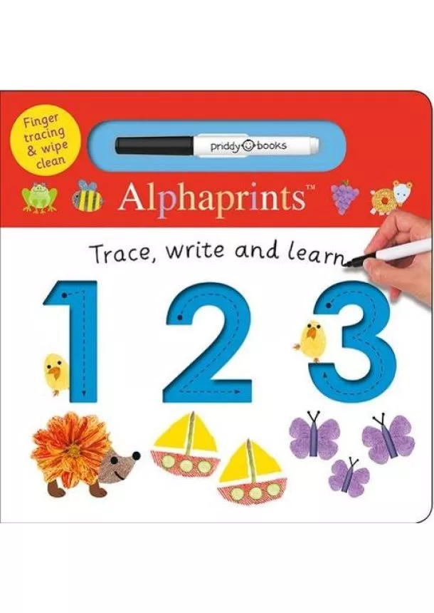 Roger Priddy - Alphaprints: Trace, Write & Learn: 123