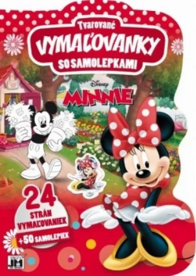 Tvarované vymaľovanky - Minnie