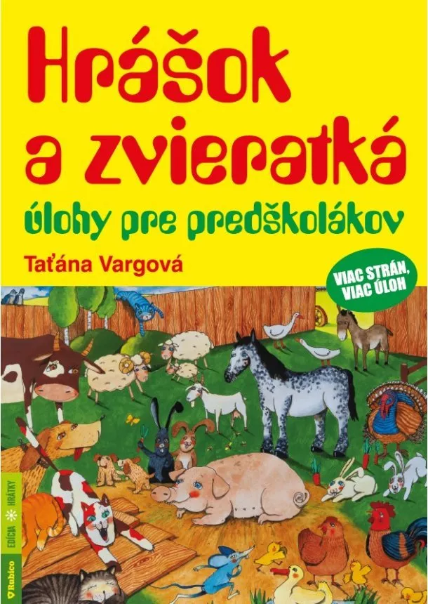 Taťána Vargová - Hrášok a zvieratká – úlohy pre predškolákov