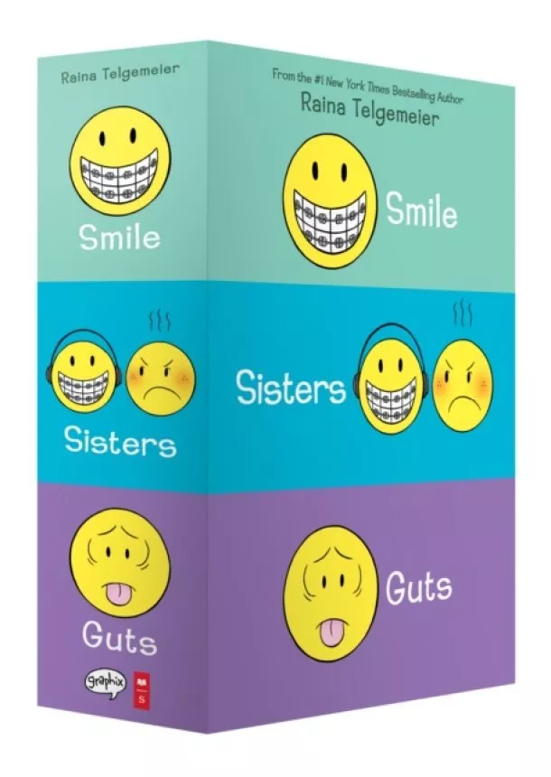 Raina Telgemeier - Smile/Sisters/Guts Box Set