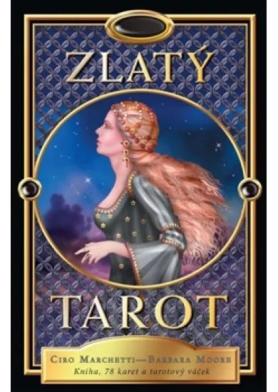 Zlatý tarot - Kniha, karty, tarotový váček