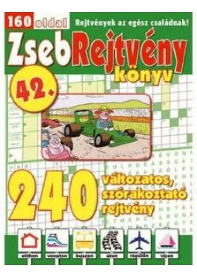 Zsebrejtvény könyv 42.