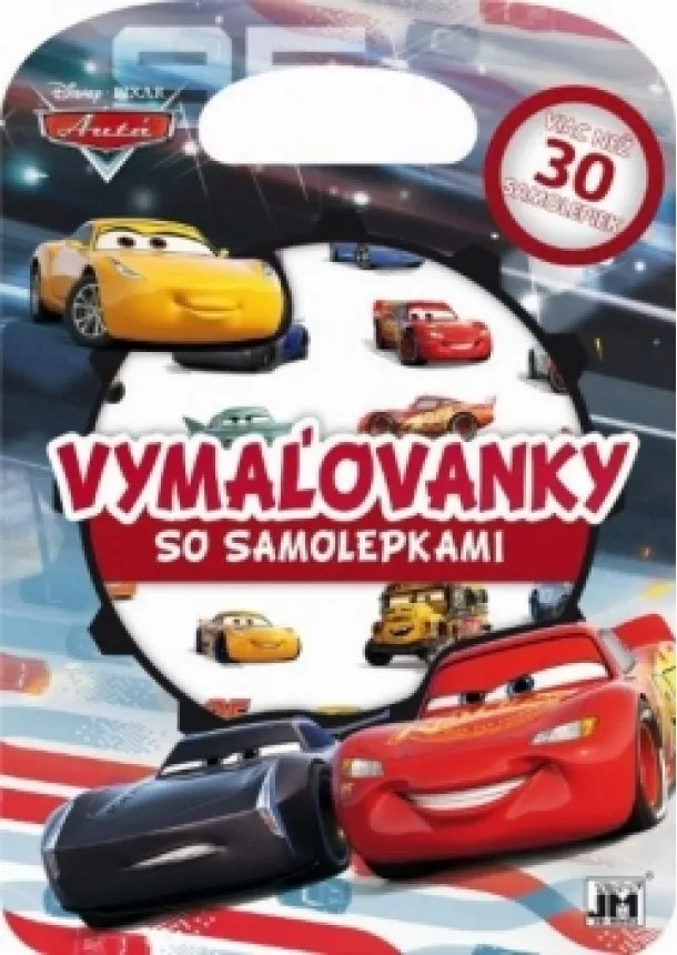 Disney/Pixar - Kreatívny blok so samolepkami - AUTA - vymalovánky