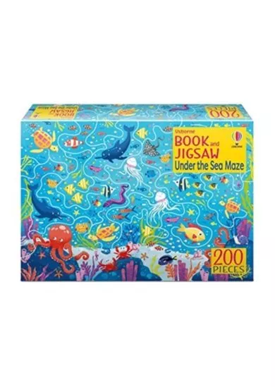 Book and Jigsaw Under the Sea Maze