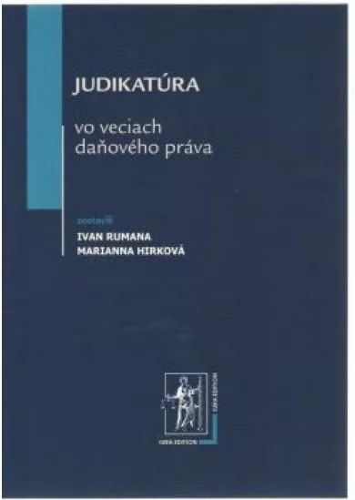 Judikatúra vo veciach daňového práva