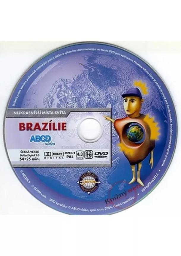 autor neuvedený - Brazílie - Nejkrásnější místa světa - DVD