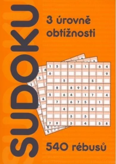 Sudoku 540 rébusů - 3 úrovně obtížnosti