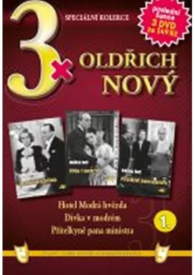 3x DVD - Oldřich Nový 1.