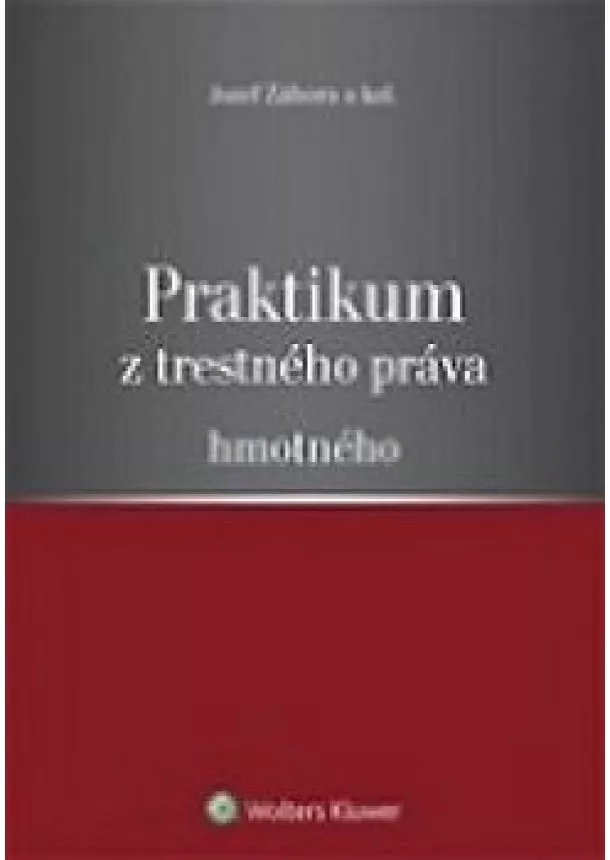 Jozef Záhora - Praktikum trestného práva hmotného