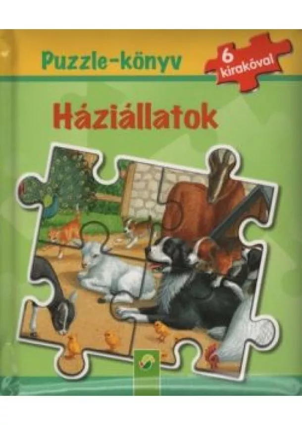 Puzzle-Könyv - Puzzle-könyv: Háziállatok - 6 kirakóval