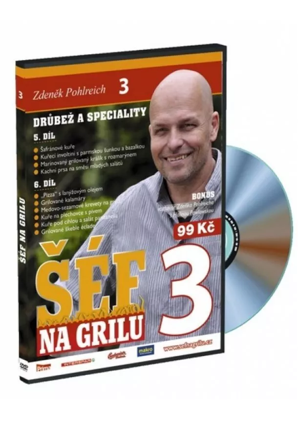 Zdeněk Pohlreich - Šéf na grilu 3 - DVD