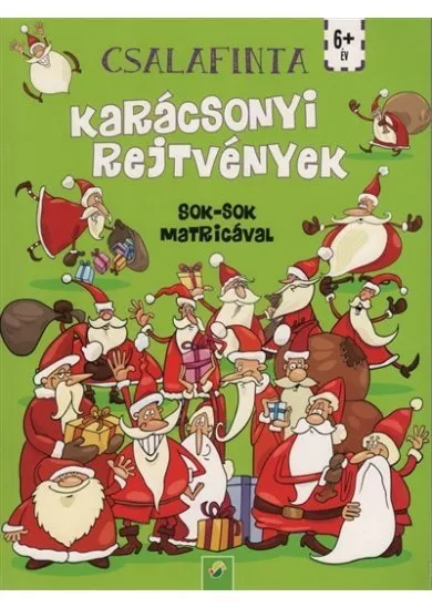 Csalafinta karácsonyi rejtvények - Sok-sok matricával