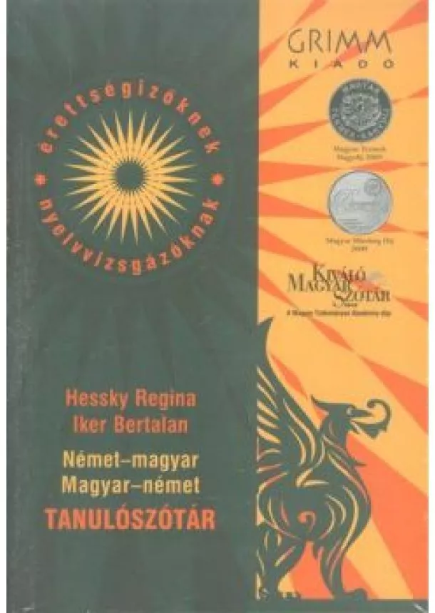 HESSKY REGINA - IKER BERTALAN - NÉMET-MAGYAR-NÉMET TANULÓSZÓTÁR