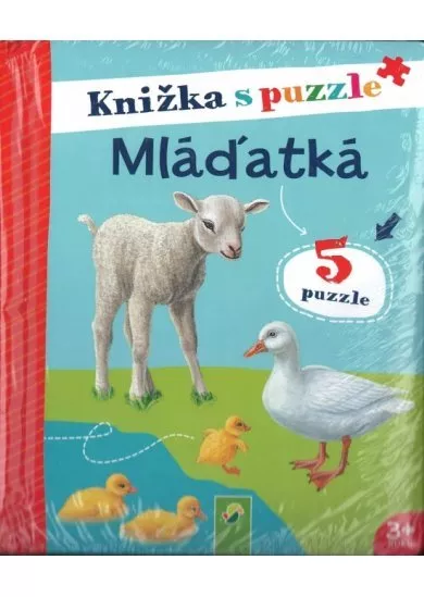 Knižka s puzzle mláďatká