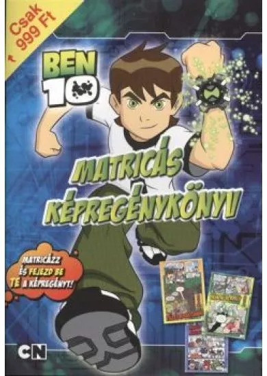 BEN10 MATRICÁS KÉPREGÉNYKÖNYV /MATRICÁZZ ÉS FEJEZD BE TE A KÉPREGÉNYT!