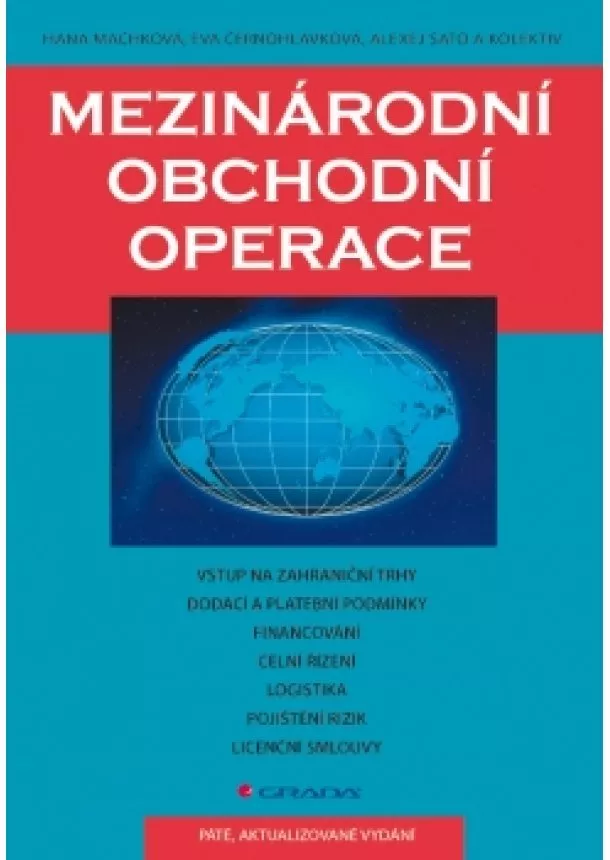 Hana Machková a kolektiv - Mezinárodní obchodní operace