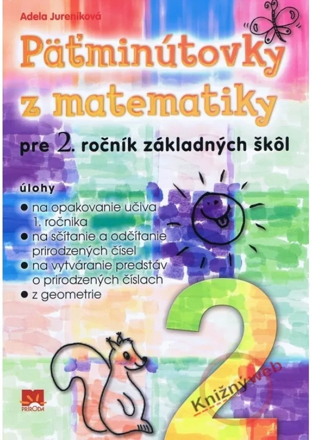 Adela Jureníková - Päťminútovky z matematiky pre 2. ročník základných škôl