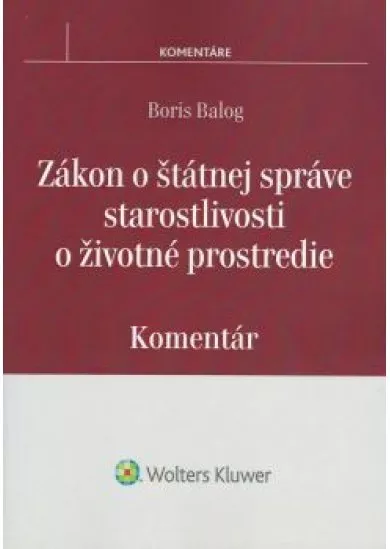 Zákon o štátnej správe starostlivosti o životné prostredie