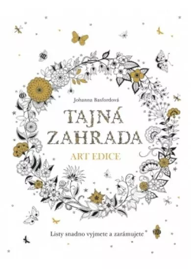 Tajná zahrada ART edice - pastelkou proti stresu