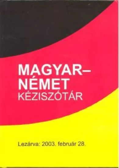 MAGYAR-NÉMET KÉZISZÓTÁR