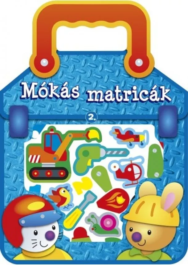 Foglalkoztató - Mókás matricák 2.