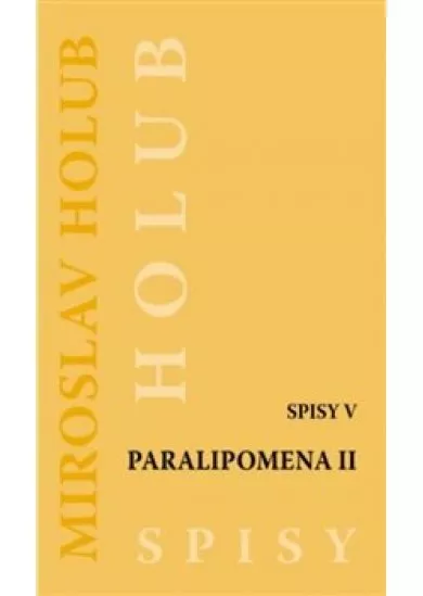 Paralipomena II. - Spisy V