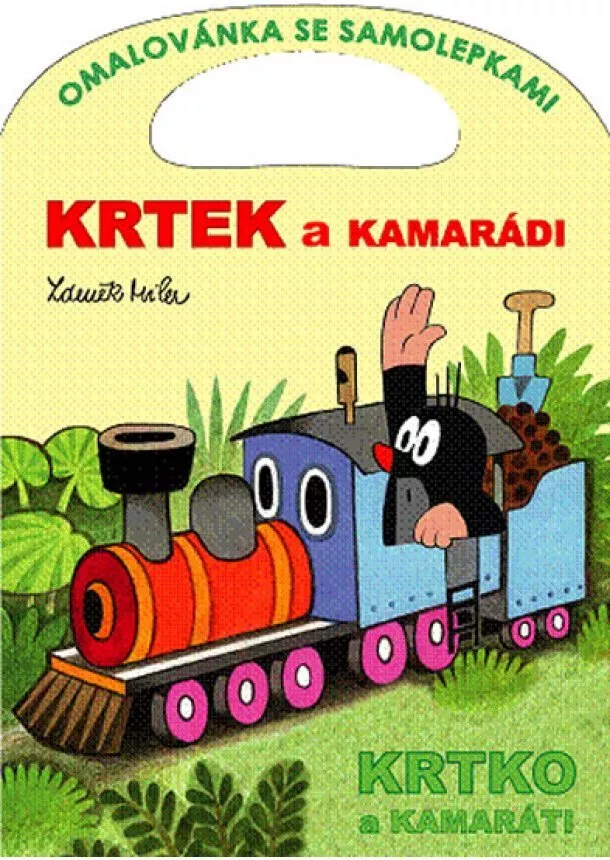 Zdeněk Miler - Krtek a kamarádi - Omalovánka se samolepkami