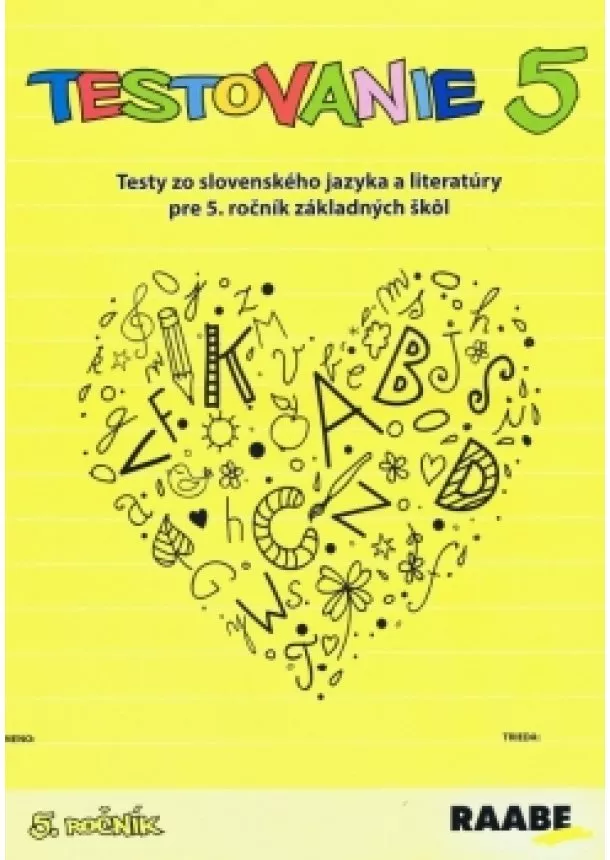 Kolektív autorov - Testovanie 5-Slovenský jazyk a literatúra pre 5.ročník