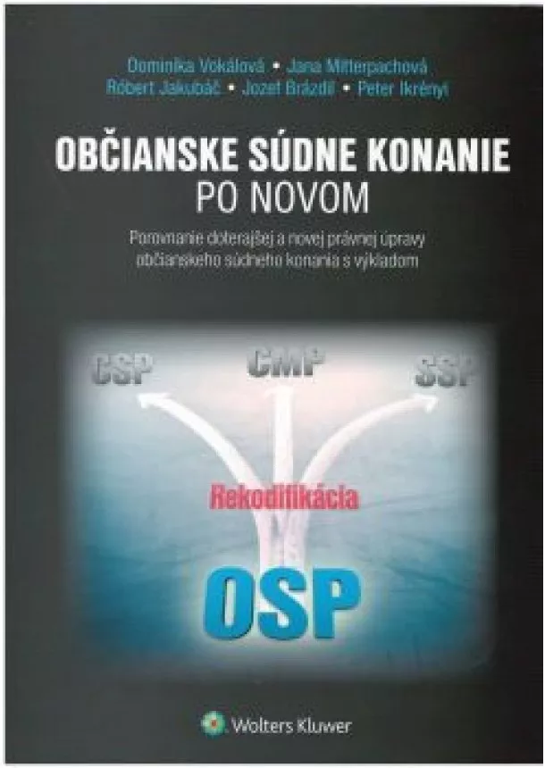 Dominika Vokálová, Jana Mitterpachová a kolektív - Občianske súdne konanie po novom