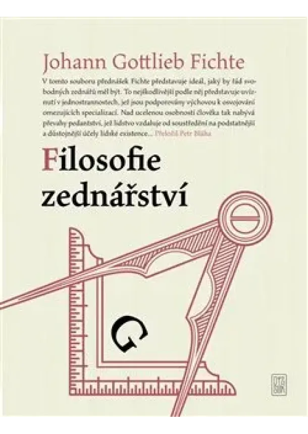 Fichte Johann Gottlieb - Filosofie zednářství