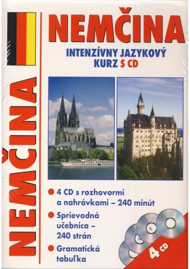 autor neuvedený - Nemčina-intenzívny jazykový kurz s CD