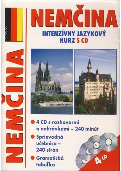 Nemčina-intenzívny jazykový kurz s CD