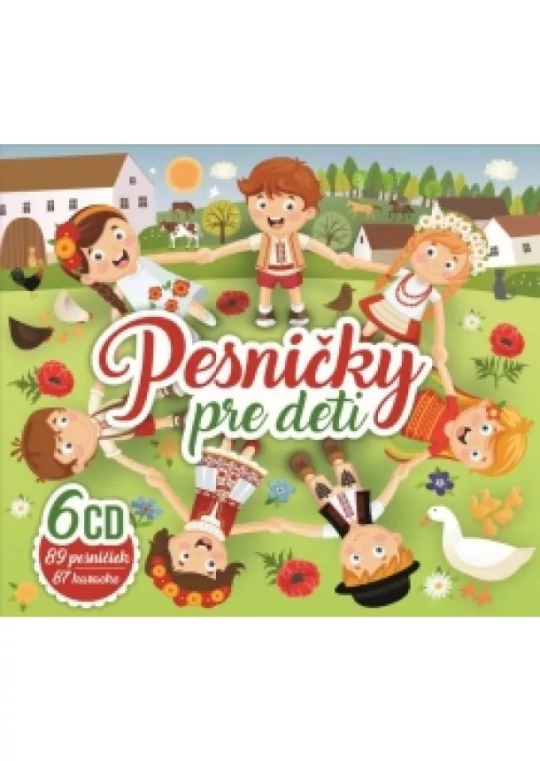 autor neuvedený - CD - Pesničky pre deti  6 CD  BOX