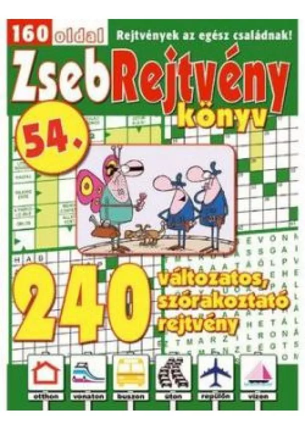 Zsebrejtvény könyv 54.