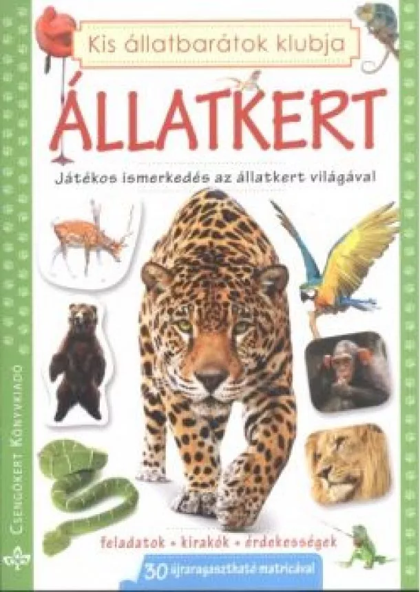 Foglalkoztató - Állatkert /Játékos ismerkedés az állatkert világával