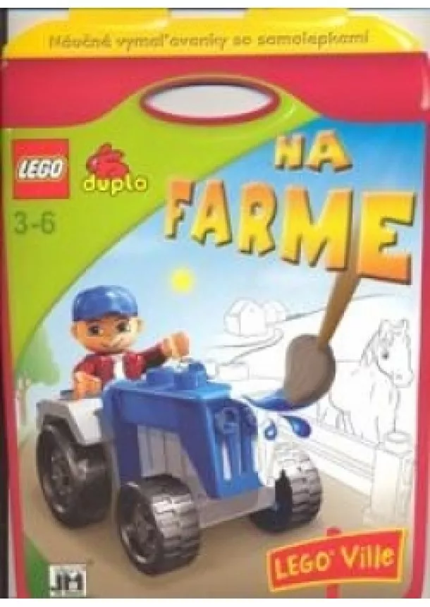 Na farme - Lego duplo - Náučné vymaľovánky so samolepkami