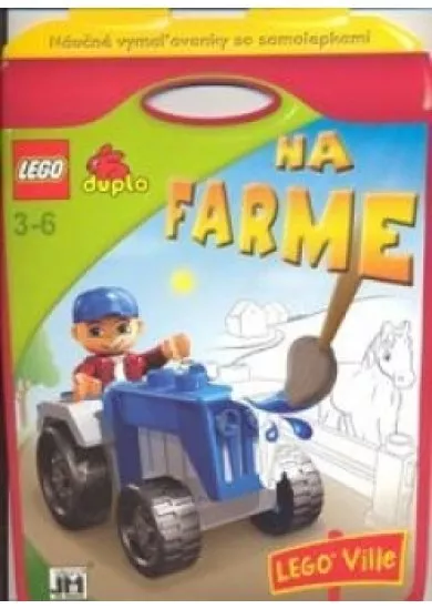 Na farme - Lego duplo - Náučné vymaľovánky so samolepkami