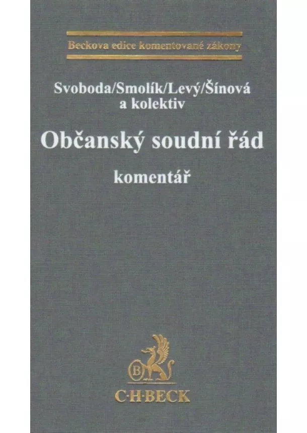 Karel Svoboda, Petr Smolík - Občanský soudní řád - komentář