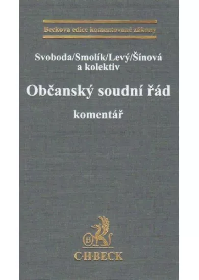 Občanský soudní řád - komentář