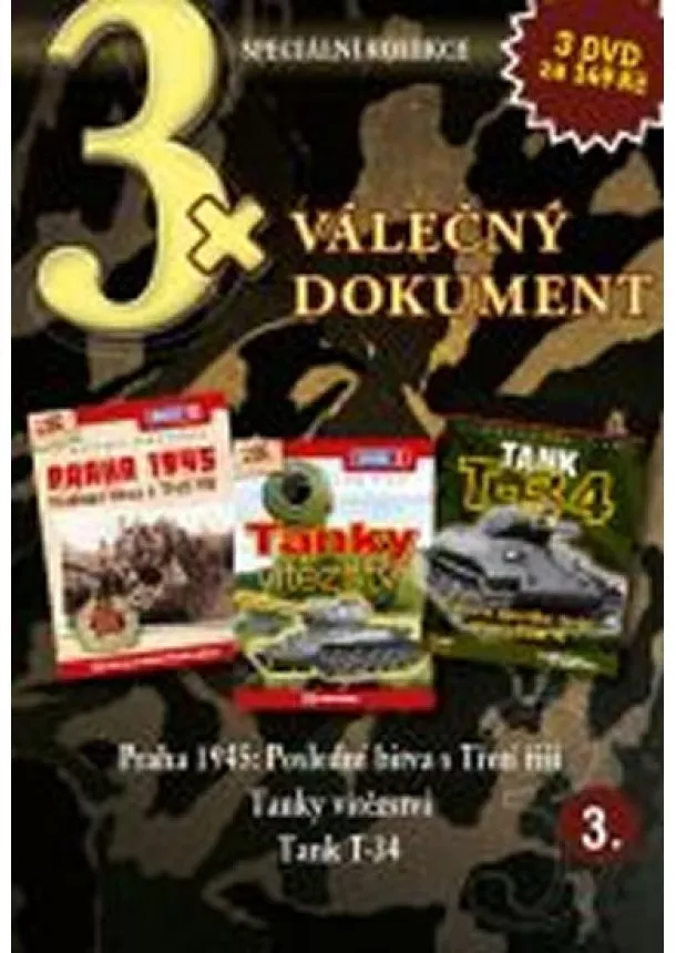 autor neuvedený - 3x DVD - Válečný dokument 3.